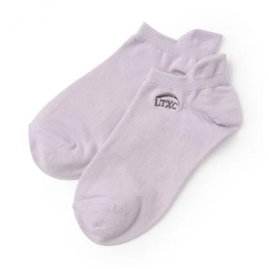 【LTXC】カカトタン刺しゅうスニーカー丈ソックス