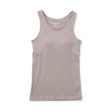 【ベーシック】【綿100％】パッドつきタンクトップ