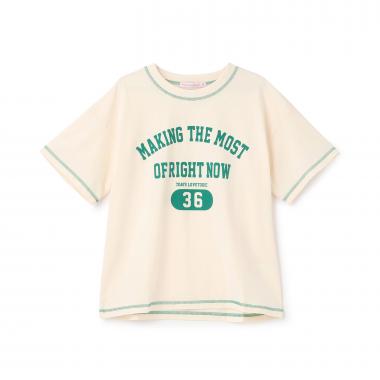 【7days/綿100％】ロゴナンバー半袖Tシャツ