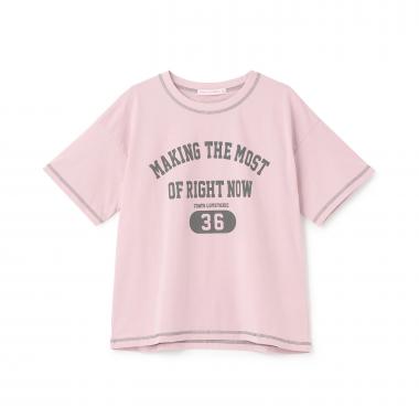 【7days/綿100％】ロゴナンバー半袖Tシャツ