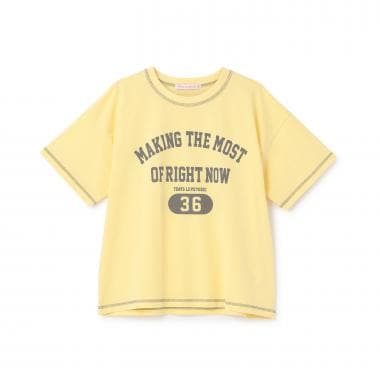 【7days/綿100％】ロゴナンバー半袖Tシャツ