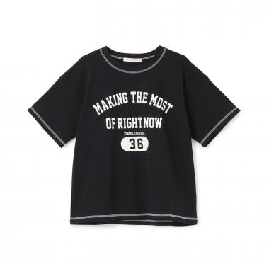 【7days/綿100％】ロゴナンバー半袖Tシャツ