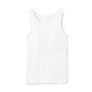 【ベーシック】【綿100％】カップつきテレコタンクトップ