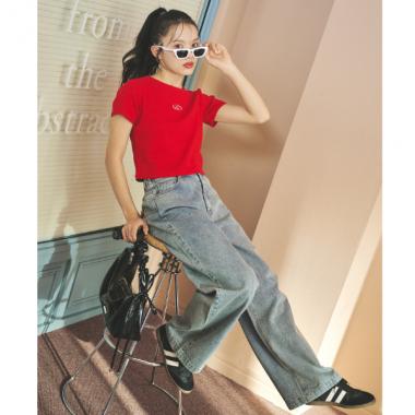 テレコ半袖Tシャツ