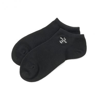 【接触冷感/ひんやり】刺しゅうスニーカー丈ソックス