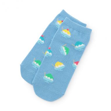 オイシイ総柄スニーカー丈ソックス