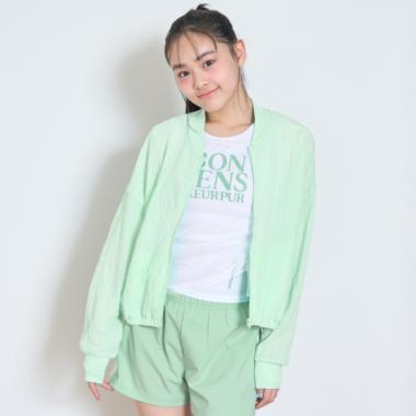 【SWIM】【水着】クリンクル加工ラッシュガード