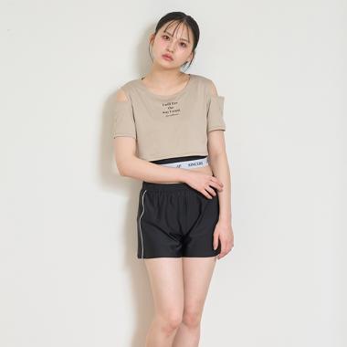 【SWIM】肩開き3点セット水着