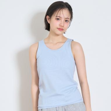 【ベーシック】【接触冷感/ひんやり】カップつきタンクトップ