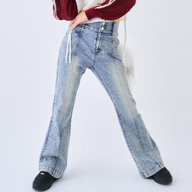 【ストレッチ】スタイルアップフレアデニム