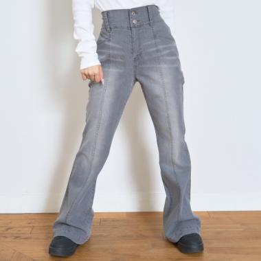 【ストレッチ】スタイルアップフレアデニム