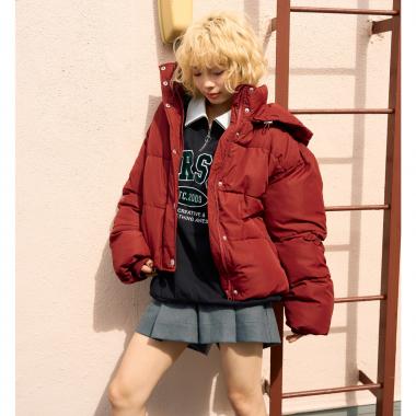 【起毛】美脚見えタックフレアキュロット