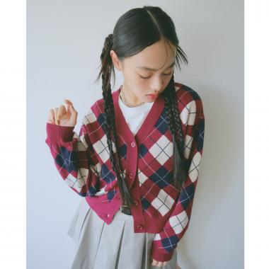アーガイルニットTシャツSET