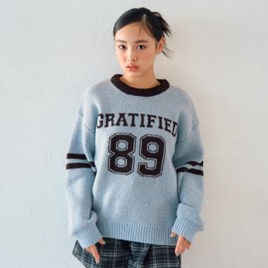 モヘアタッチジャガードプルオーバー