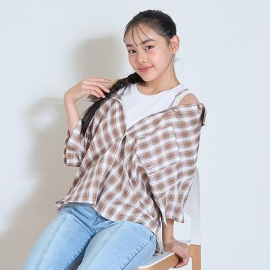 2WAYチェックシャツセット