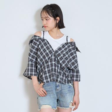 2WAYチェックシャツセット