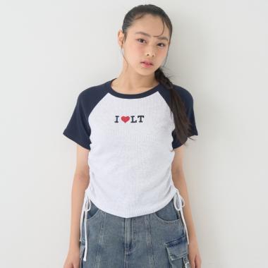 【吸水速乾/さらさら】ILoveドロストT