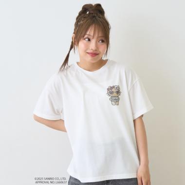 【ハローキティ】日焼け接触冷感Tシャツ