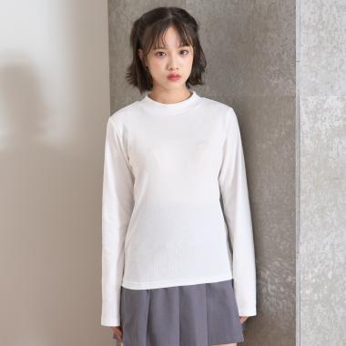 【吸湿発熱】テレコ長袖Tシャツ