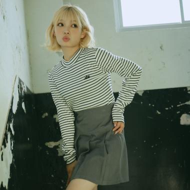 【吸湿発熱】テレコ長袖Tシャツ