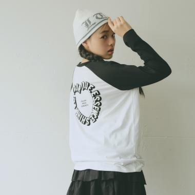 ハートラグランルーズ長袖Tシャツ