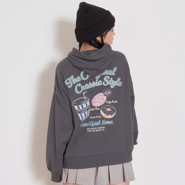 バックサガラルーズパーカ