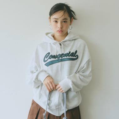 アップリルーズZIPパーカ