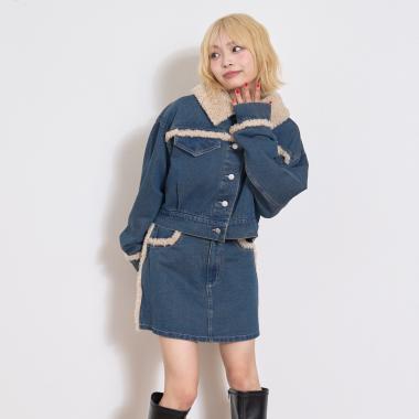 裏キルトデニムセットアップ