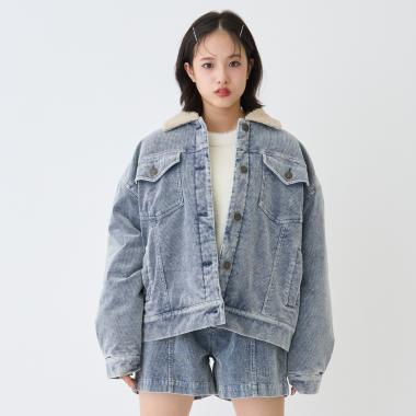 裏キルトコーデュロイブルゾン