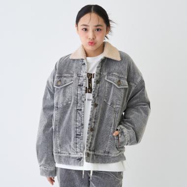 裏キルトコーデュロイブルゾン