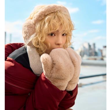 フェイクファー手袋