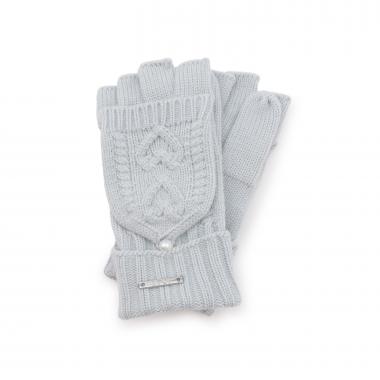 ケーブル編み手袋
