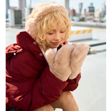 フェイクファーイヤーマフ