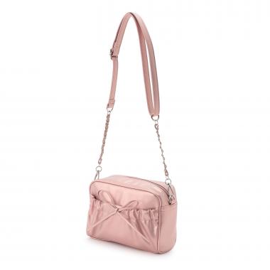 ギャザーポケットリボンショルダー