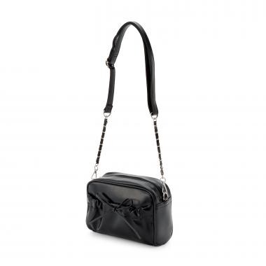 ギャザーポケットリボンショルダー