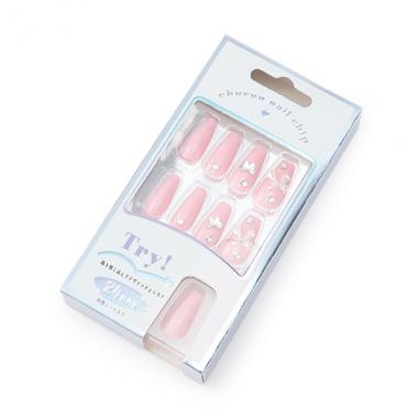 スクエアロングネイルチップ