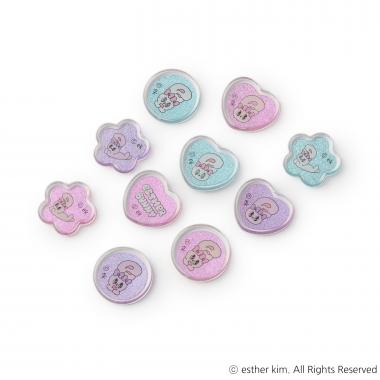 【eSTHeRBUNNY】おはじき風シール