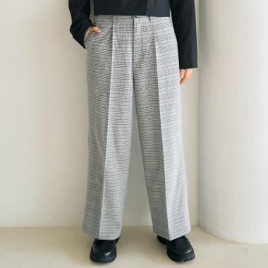 【卒服・セレモニー】タックワイドパンツ