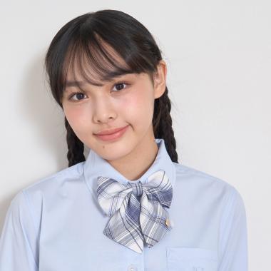 【卒服・セレモニー】チェック柄リボンタイ