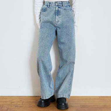 オシャ映えストーンデニムパンツ