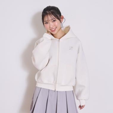 【ふわカル/セット可】ダンボールZIPパーカ