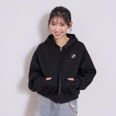 【ふわカル/セット可】ダンボールZIPパーカ