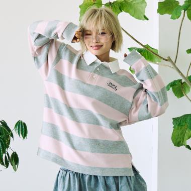 【綿100%】ルーズラガー裏毛プルオーバー