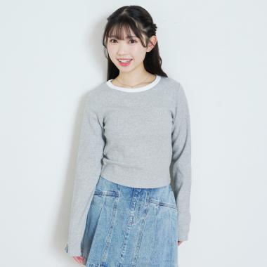 【抗菌防臭】テレコ長袖T