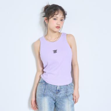 カップつきテレコタンクトップ