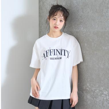 【秒かわトップス】【GOODPRICE】【綿100%】カレッジフラワー半袖T