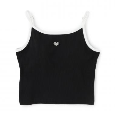 【抗菌防臭】カップつきパイピングキャミソール