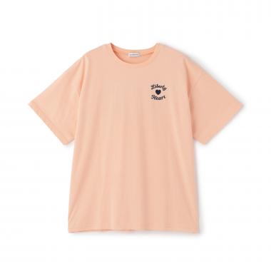 【綿100%】プックリバックロゴルーズ半T