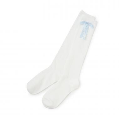 リボンハイソックス