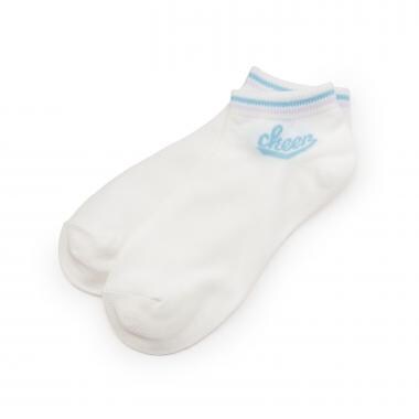 ラインロゴスニーカー丈ソックス